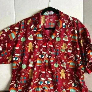 Unisex Half Sleeve Christmas Shirt Gingerbread Man, Candy  Cane, Whimsical Comfy